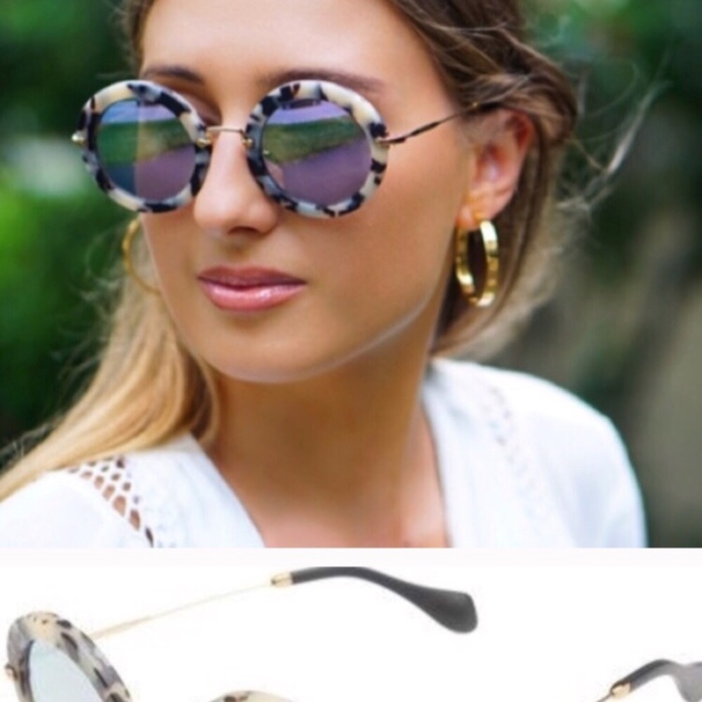 Miu Miu Round Sunglasses